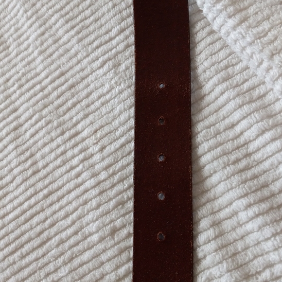 LEE RIVER Belt 8134 Buckle Belt Celtic Design Brown Leather SZ 28 (S) Ireland - Picture 9 of 9